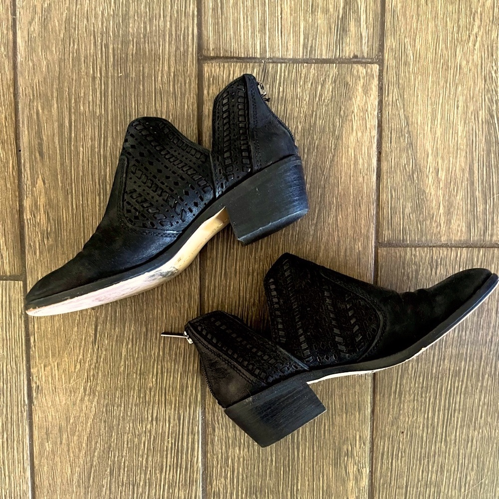 Vince Camuto Black Ankle Booties